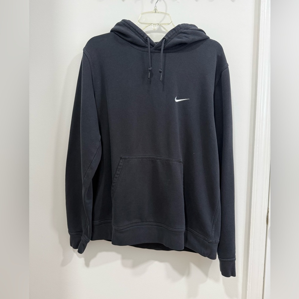 Nike Basic Black Hoodie with White Swoosh
